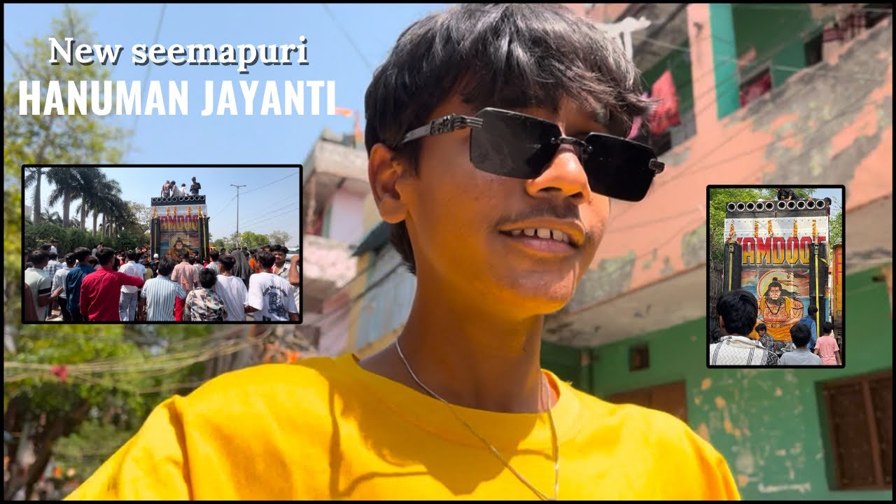 Hanuman Jayanti 🚩🕉️ ( new Seemapuri )🔱( dj yamdoot )🔊sunder nagri tak gyi jaynti🔥⚜️