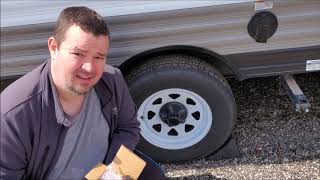 Jacking up a Travel Trailer  MidQuarantine Vlog