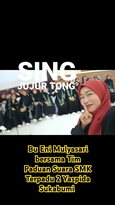 Bu Eni Mulyasari bersama Tim Paduan Suara SMK Terpadu 2 Yaspida Sukabumi #fyp #jang #paduansuara