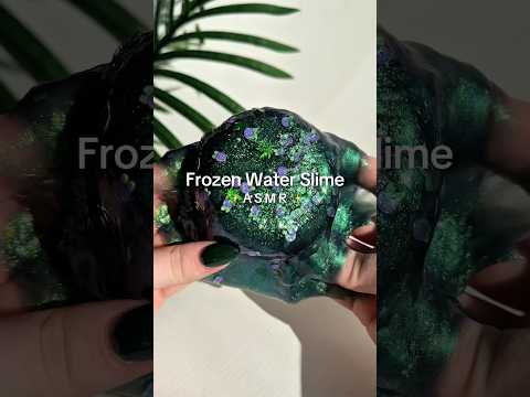 FROZEN Water Slime ASMR featuring Berry High Water 🍃✨