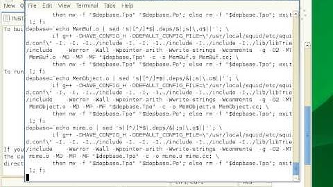 Compilacion de firewall de linux Squid en Suse 11