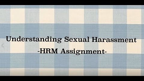 HRM Assignment Video Record - International Management Class