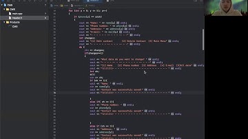 Contact Management System on C++