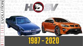 W.C.E. - Holden Special Vehicles Evolution (1987 - 2020)
