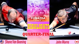 QUARTER-FINAL | Shane Van Boening vs John Morra | Florida Open Pool Championship
