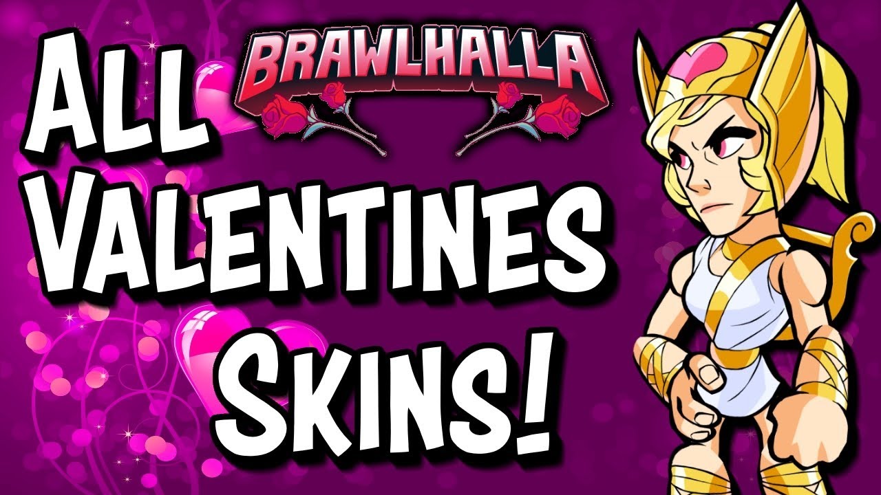 all valentines skins 1v1 brawlhalla diamond gameplay youtube