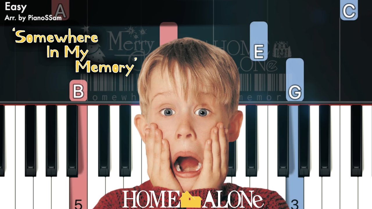 [Easy] Somewhere in my memory HOME ALONe Piano Arrangement for