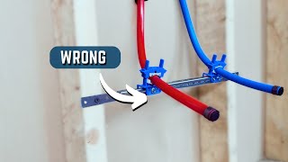 How to Correctly Rough-In PEX (STUB OUT)