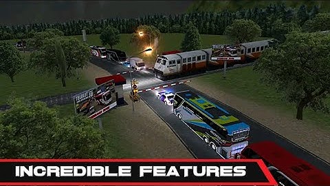 Mobile Bus Simulator Game 3D #28 - New Bus Driving Games -Drive at Indonesia City - Android Gameplay