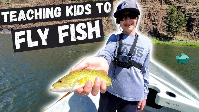 Take a kid fly fishing! How to teach young kids to fly fish. 