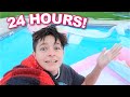 LIVING IN MY POOL FOR 24 HOURS