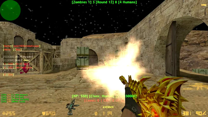counter strike 1.6 zombie plague[VIP-menu/Admin-menu/Boss Menu]
