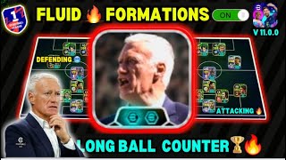 Top 4 Long Ball Counter Best Formation In eFootball 2027 Update V 11.0.0🔥 | Fluid Formation Update🥵 screenshot 1