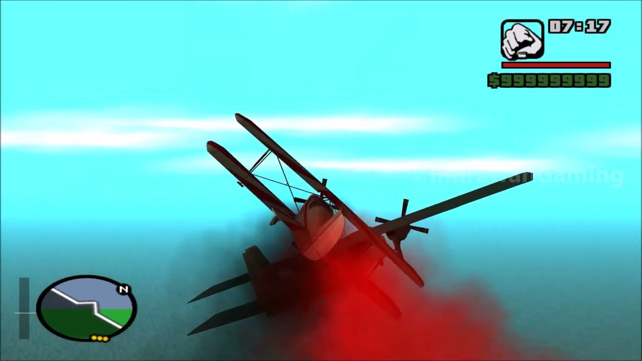 GTA San Andreas - Wasted And BOOM #278 (Plane Crashes)