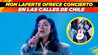 Mon Laferte ofrece concierto en las calles de Chile🤩👏🏻