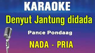 YANG PERTAMA KALI - KARAOKE || NADA PRIA || PANCE PONDAAG