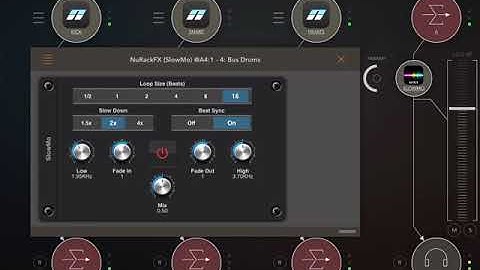 App 4Pockets NuRack “SlowMo module” HQ (iPad5 - Zé Osório)