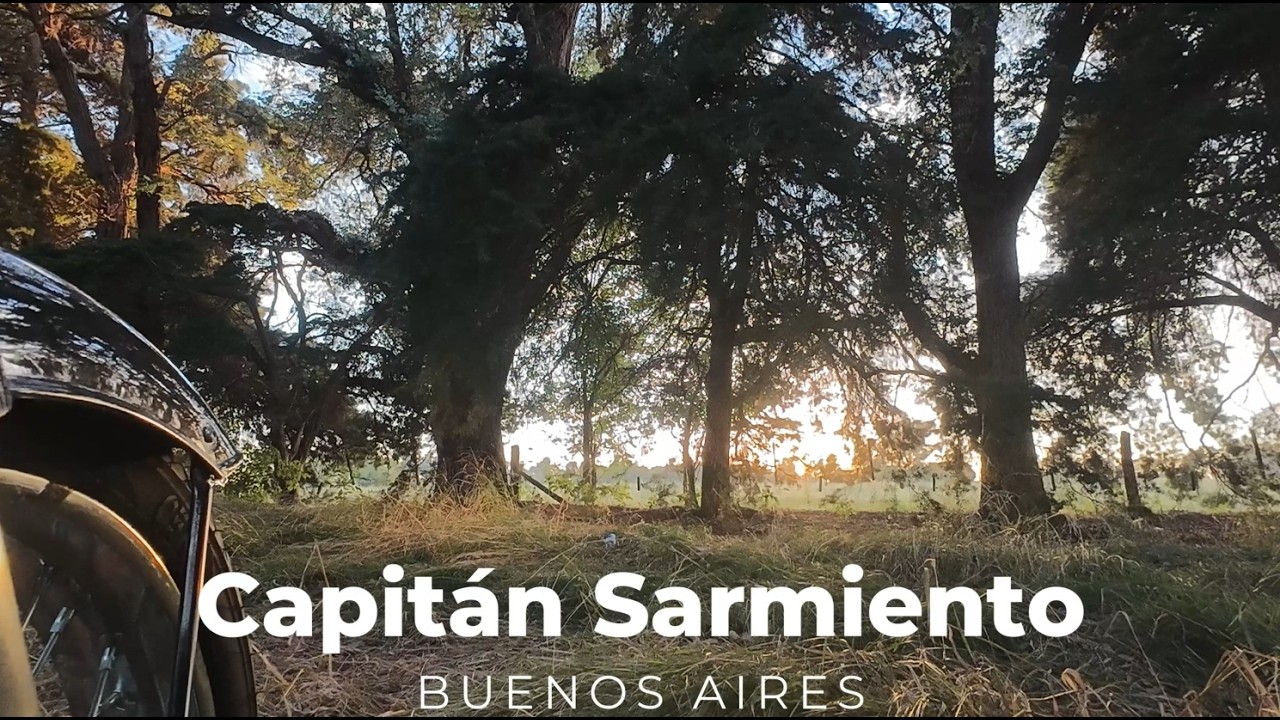 Riding Bike in the morning - Capitan Sarmiento