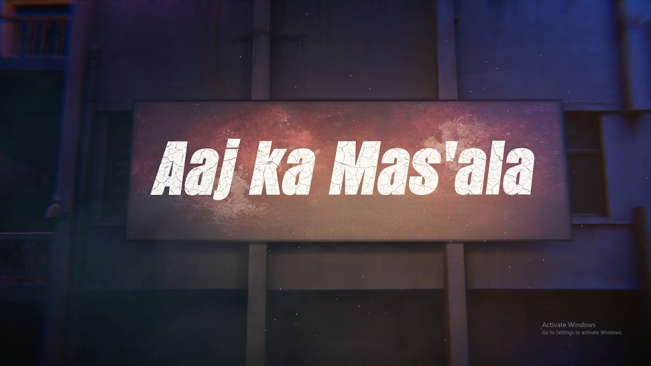 Aaj Ka Mas'ala - EP 07 - Badkaari - Maulana Ali Madani & Sayed Arif Attari - FGN Channel