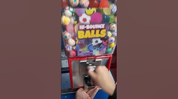 High bounce ball in a crank machine #shorts