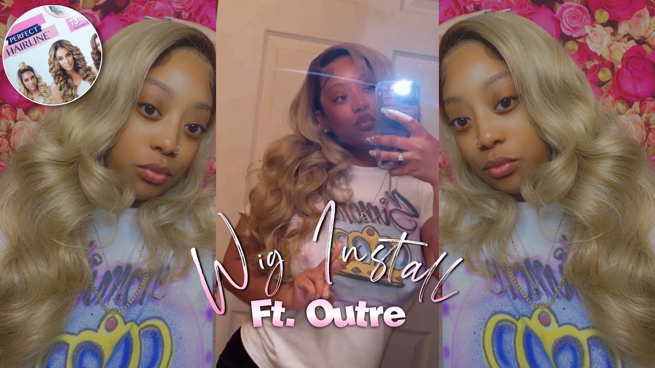 ITS GIVING SCALP😍😱| OUTRE EVERETTE | SYNTHETIC LACE WIG INSTALL | IIAMSIMONE 