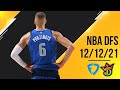 NBA DFS Picks 12/12/21 Top Plays at PG, SG, SF, PF and C on Both FanDuel and DraftKings