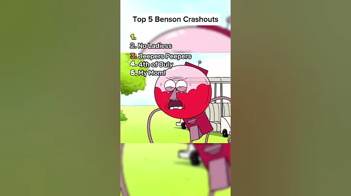 Top 5 Benson Crashouts #regularshow #benson #crashout #top5 #ranking #compitition