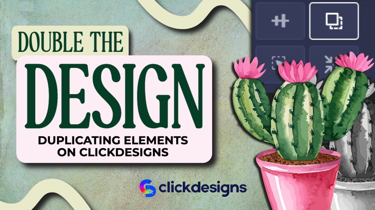 Double The Design: Duplicating Elements On ClickDesigns! 🔄 #ClickDesigns #Duplicate