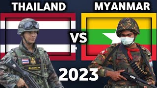 Thailand vs Myanmar Military Power Comparison 2023 | Myanmar vs Thailand Military Power 2023