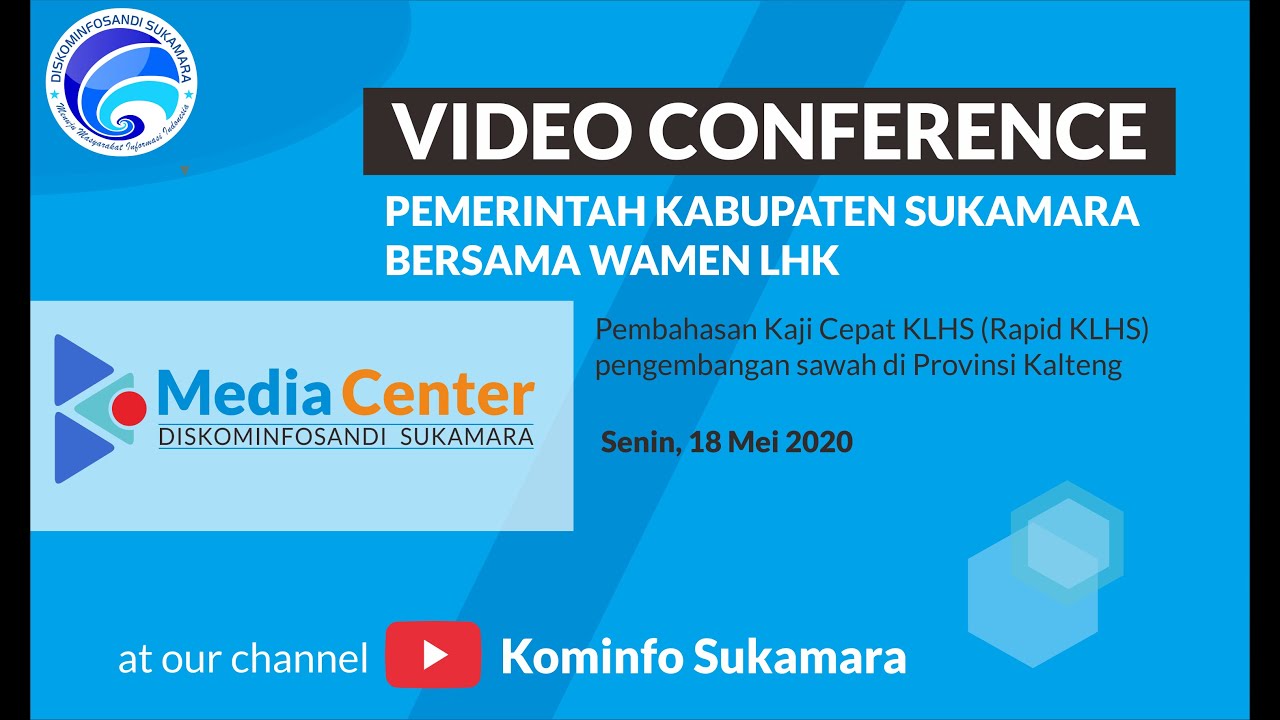 Video Conference bersama Wakil Menteri Lingkungan Hidup dan Kehutanan