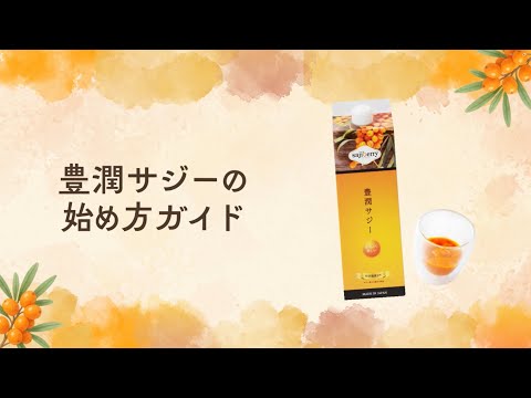 豊潤サジー初心者ガイド】届いたらやるべき4つのこと｜無理なく続ける