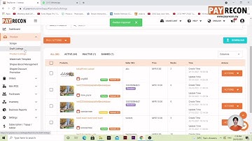 Payrecon - Sync Products To Different Marketplace from PayRecon Version 2