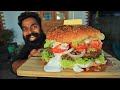 Biggest burger making challenge        m4 tech vlog 