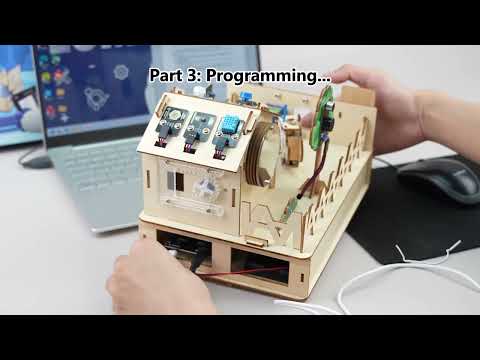 QE007 ESP32 Smart Home IoT STEM Kit With Arduino & ACECode(Scratch) | ACEBOTT