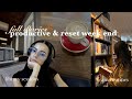 Fall Productive Reset Week End Study Sessions Selfcare Library Journaling Books Gym 