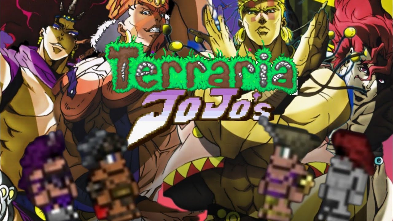 Косплеи Пиларменов из JoJo в Terraria YouTube