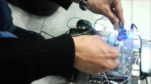 Remotely control a Fire-Truck by a cell-phone using ALTERA (FPGA)