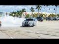 BEST CARS AND COFFEE EXITS EVER?! | DRIFTING, DONUTS, BURNOUTS, + MORE at Cars and Coffee PALM BEACH