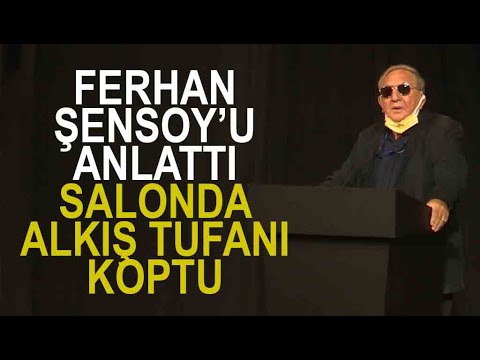 Ali Poyrazoğlu, cenaze töreninde Ferhan Şensoy'u anlattı! Ses Tiyatrosu alkışlarla inledi