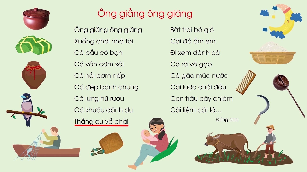 Ông giẳng ông giăng - Tiếng Việt lớp 1 - Bộ Cánh Diều... - youtube