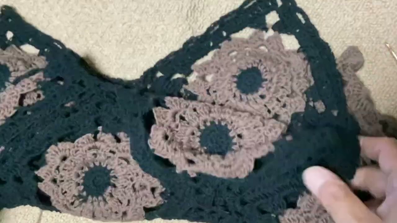 Vol. 4 Summer Knit ☀️ Motif-Joining Camisole 🌼 - YouTube