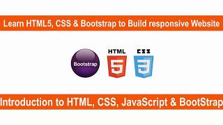 Learn HTML5, CSS3 & Bootstrap to build responsive website