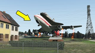 B747 Accidentally Landing Into Mountain | X-Plane 11