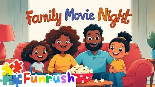 Family Movie Night Song for Babies | Baby Family Songs | Funrush Nursery Rhymes and Kids Songs screenshot 2