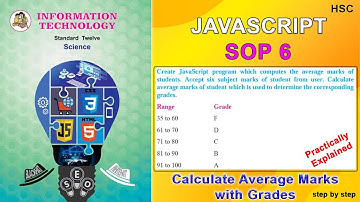 SOP 6 JavaScript Class 12 | JavaScript SOP6 Class 12 | #jssop6 | #javascript