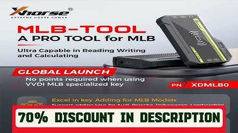 A must-have product! Xhorse MLB TOOL XDMLB0 Key Programmer Add Key for VW/Audi MQB Work with VVDI2