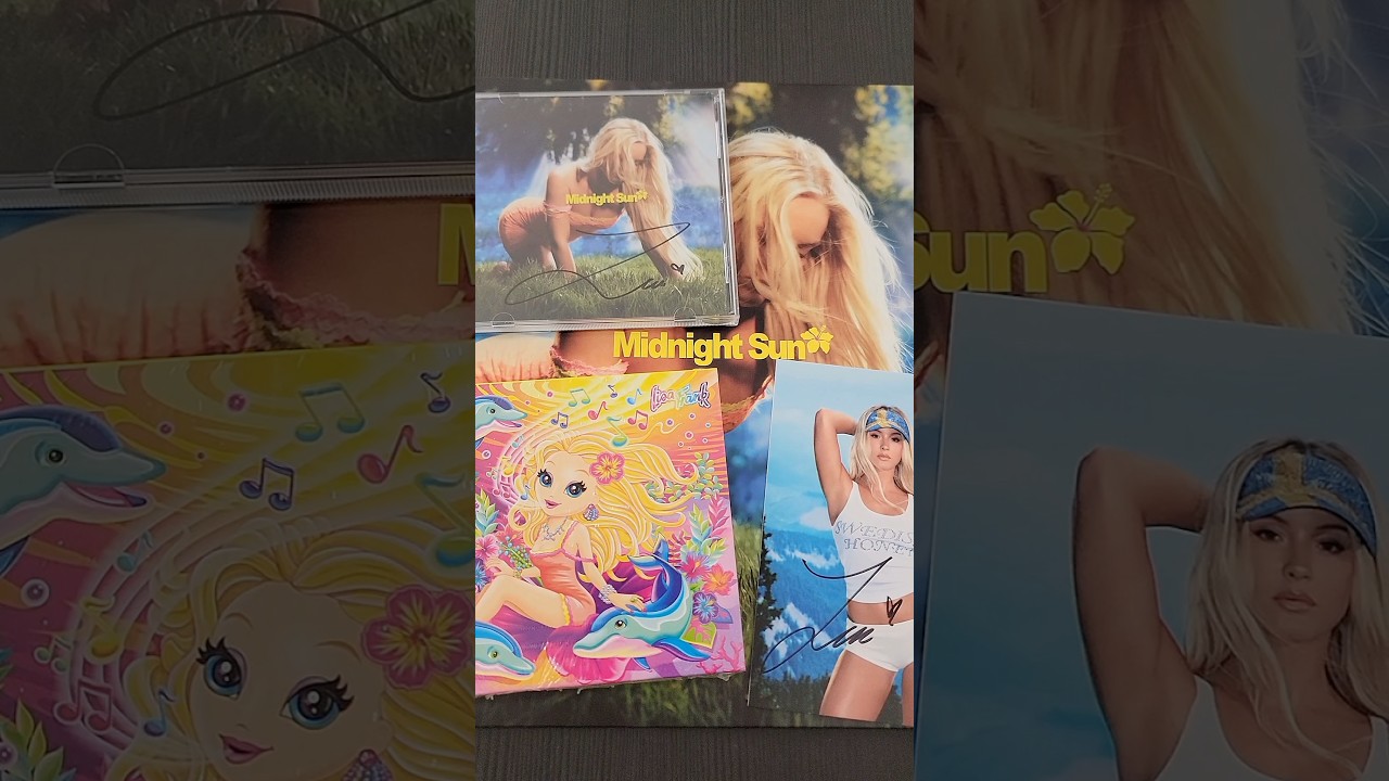 Автограф-сессия Зары Ларссон на CD и виниле от Midnight Sun, конец сентября 2025 г. 