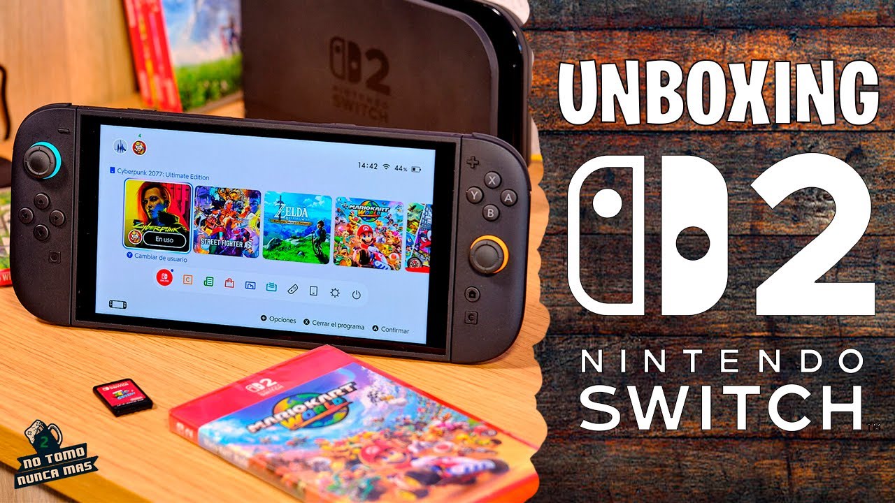 Hice un UNBOXING de la NINTENDO SWITCH 2