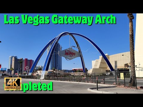 4K STRIP TEASE: Las Vegas Gateway Arch is Finished 