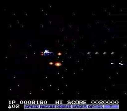 Gradius II (Famicom) - Level 1